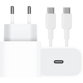 Laadblok (USB-C) + kabel (USB-C naar USB-C) - 1m